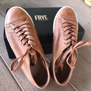 Frye leather tennis shoes